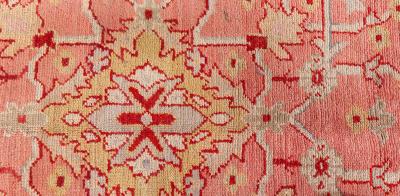 Antique Turkish Oushak Rug