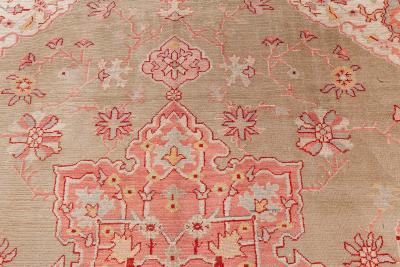 Antique Turkish Oushak Rug