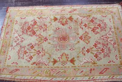 Antique Turkish Oushak Rug