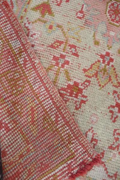 Antique Turkish Oushak Rug