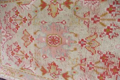 Antique Turkish Oushak Rug