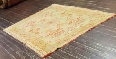 Antique Turkish Oushak Rug