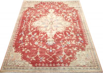 Antique Turkish Oushak Rug 91 x 129 