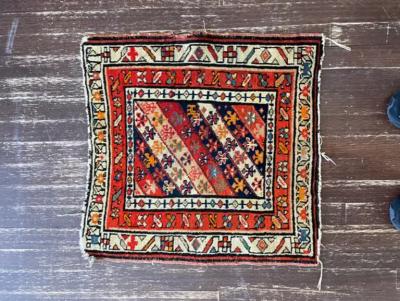Antique Turkish Oushak Yastik Anatolian Rug Unusual