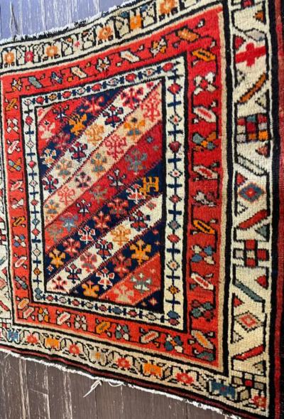 Antique Turkish Oushak Yastik Anatolian Rug Unusual