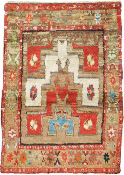 Antique Turkish Rug 3 6 x 4 11 