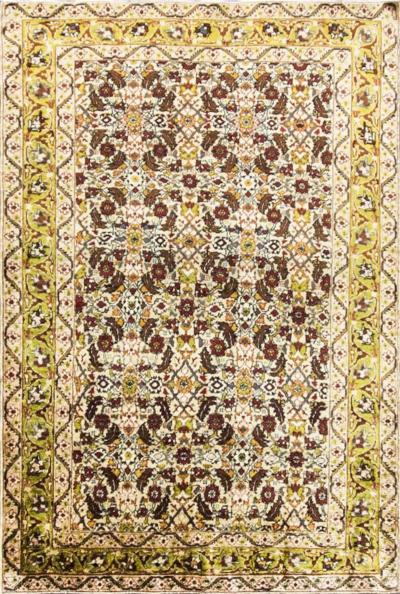 Antique Turkish Silk Rug