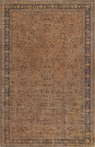 Antique Turkish Sivas Handmade Botanic Carpet