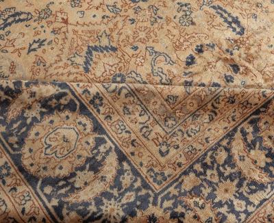 Antique Turkish Sivas Handmade Botanic Carpet