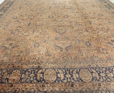 Antique Turkish Sivas Handmade Botanic Carpet