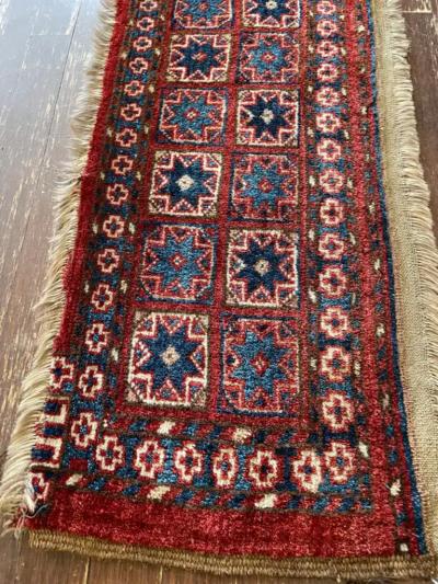 Antique Turkoman Star rug bag