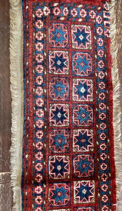 Antique Turkoman Star rug bag