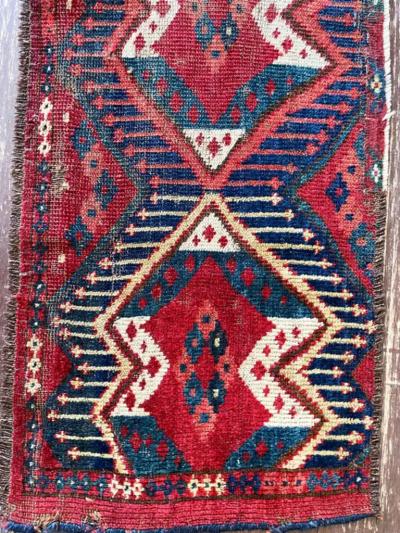Antique Turkoman rug bag AS IS