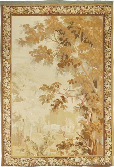 Antique Verdure Tapestry 5 8 x 8 5 