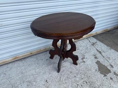 Antique Victorian Eastlake Walnut Side Table