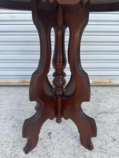 Antique Victorian Eastlake Walnut Side Table
