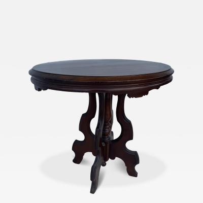 Antique Victorian Eastlake Walnut Side Table