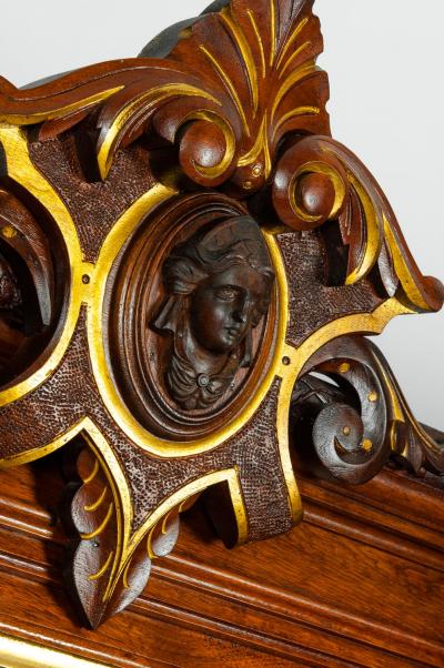 Antique Victorian Pier Mirror