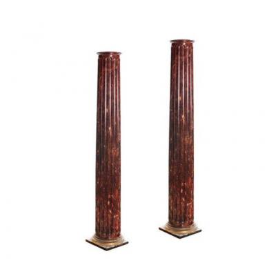 Antique Victorian San Francisco Columns A Pair