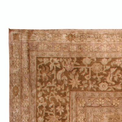 Antique Washed Indian Amritsar Handmade Wool Rug