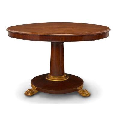 Antique William IV Mahogany Regency Tilt Top Breakfast Table