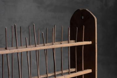 Antique Wooden Drying Rack France 19th Century