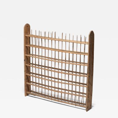 Antique Wooden Drying Rack France 19th Century
