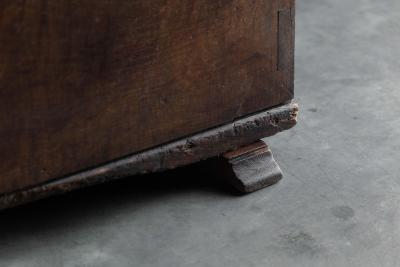 Antique Wooden Storage Chest France Late 18th Century