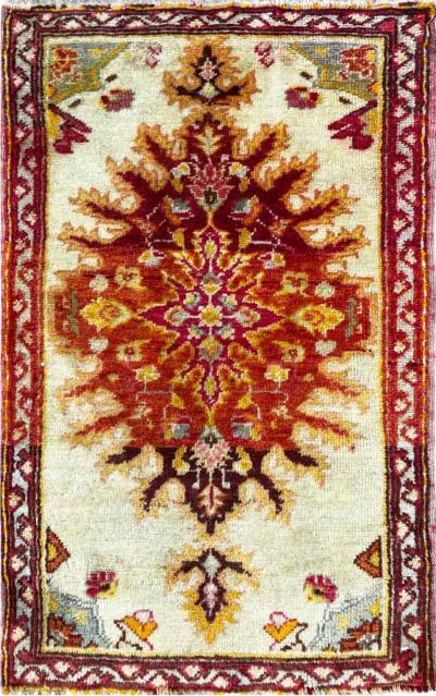 Antique Yastik Turkish Anatolian Rug The Sun