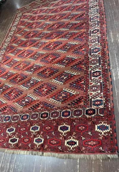 Antique Yomuth Carpet Turkoman as Is