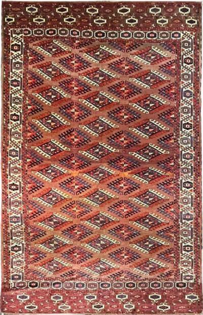 Antique Yomuth Carpet Turkoman as Is