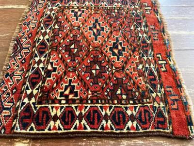 Antique Yomuth Rug Bag Turkoman As Is