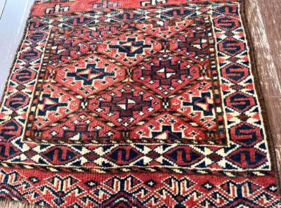 Antique Yomuth Rug Bag Turkoman As Is