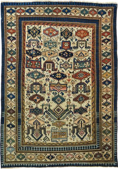 Antique Zeikor Rug 4 0 x 5 5 