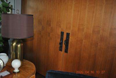 Antique bronze twisted rope door pulls
