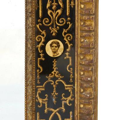 Antique giltwood Louis XIV style mirror