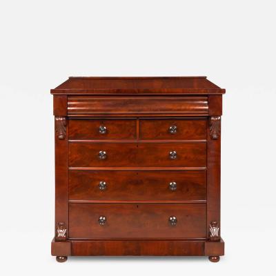 Antiques 19th Century Scottish Mahogany Chest of Drawers