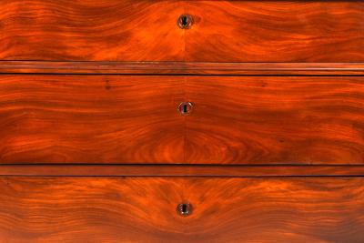 Antiques Louis Philippe Flame Mahogany Chest Commode With Marble Top France