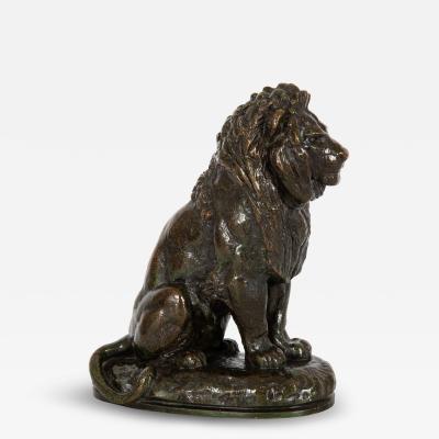 Antoine Louis Barye Lion Assis no 2 Antoine Louis Barye Delafontaine