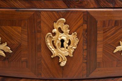 Antoine Mathieu Criaerd LOUIS XV KINGWOOD MARQUETRY COMMODE by A M CRIAERD