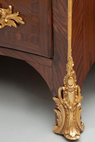 Antoine Mathieu Criaerd LOUIS XV KINGWOOD MARQUETRY COMMODE by A M CRIAERD
