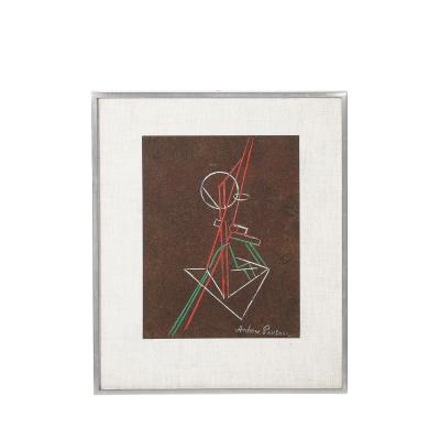 Antoine Pevsner Antoine Pevsner Signed Abstract Composition Screenprint 1961