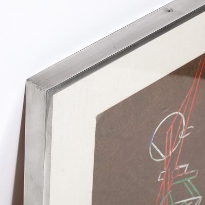 Antoine Pevsner Antoine Pevsner Signed Abstract Composition Screenprint 1961