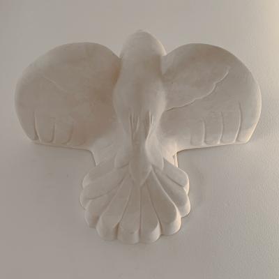 Antoine Vignault HOPE Dove plaster sconce by OAK Studio