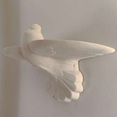 Antoine Vignault HOPE Dove plaster sconce by OAK Studio