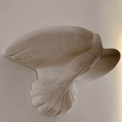 Antoine Vignault HOPE Dove plaster sconce by OAK Studio