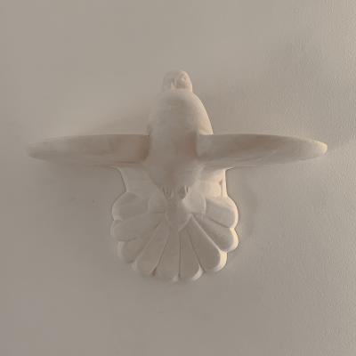 Antoine Vignault HOPE Dove plaster sconce by OAK Studio