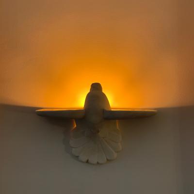 Antoine Vignault HOPE Dove plaster sconce by OAK Studio