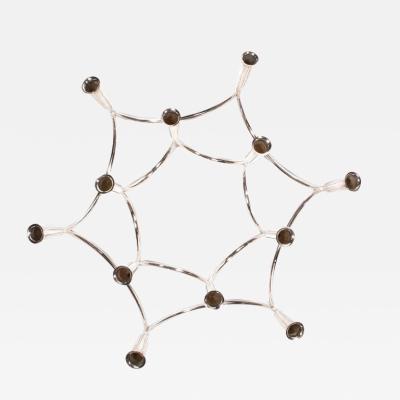 Anton Michelsen Pair of Sterling Silver Candelabra by A Michelsen