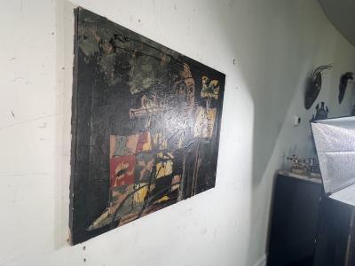 Antoni Clav MID CENTURY THE MUSICIAN PAINTING AFTER ANTONI CLAVE SANMARTIN